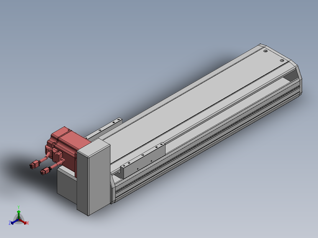 精密模组MT170-L125-400-RU-M75-C4正等轴测图