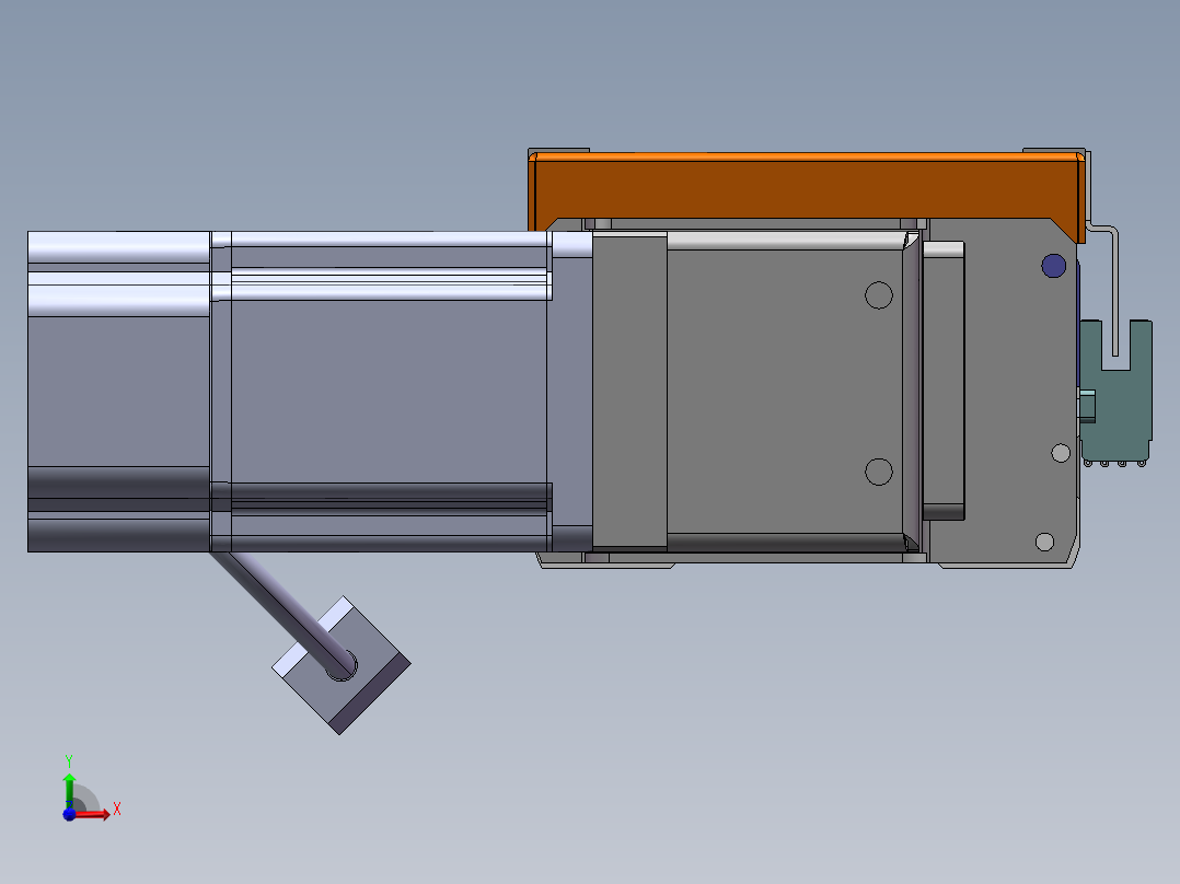 MCB同步带全封闭MCB10-R-200W前视图