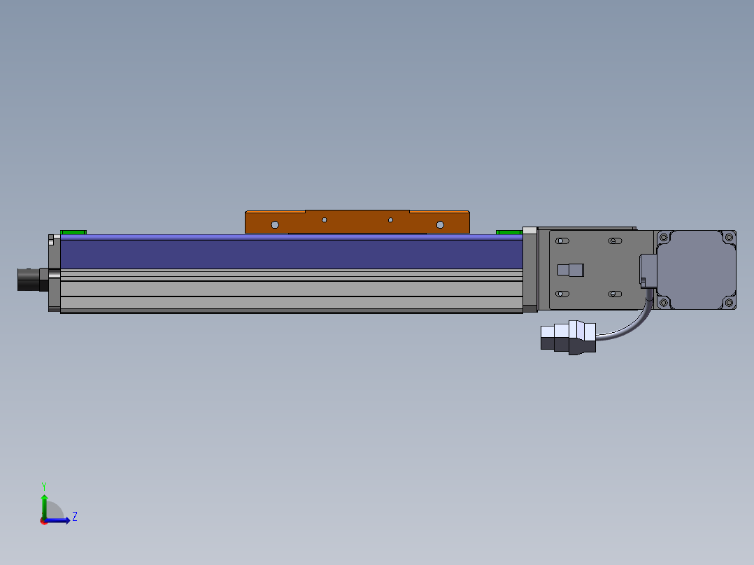 MCB同步带全封闭MCB10-R-200W左视图