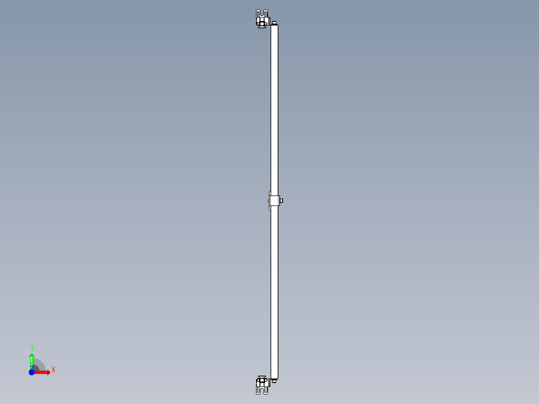 基恩士SL-JB87_back-mount_kc图纸模型前视图