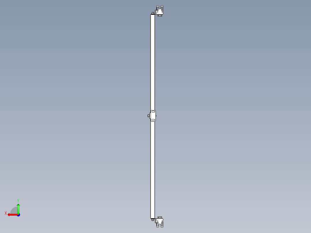 基恩士SL-JB87_back-mount_kc图纸模型后视图