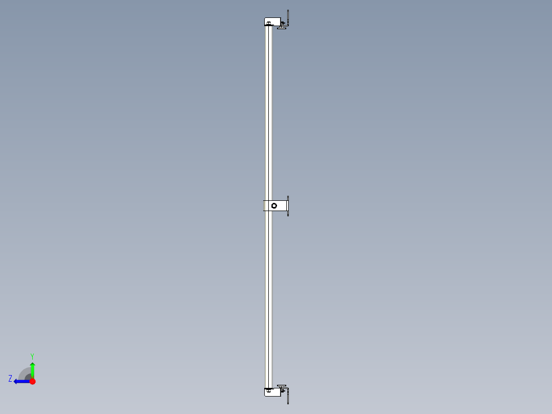 基恩士SL-JB87_back-mount_kc图纸模型右视图