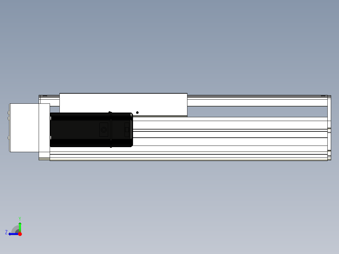 Toyo东佑达直线模组-ETH22-200-BL-400W+煞車右视图