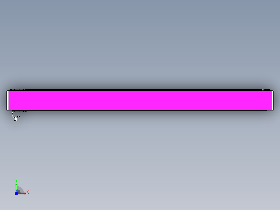 威洛博VL系列直线电机模组-VL22H2-S2700前视图