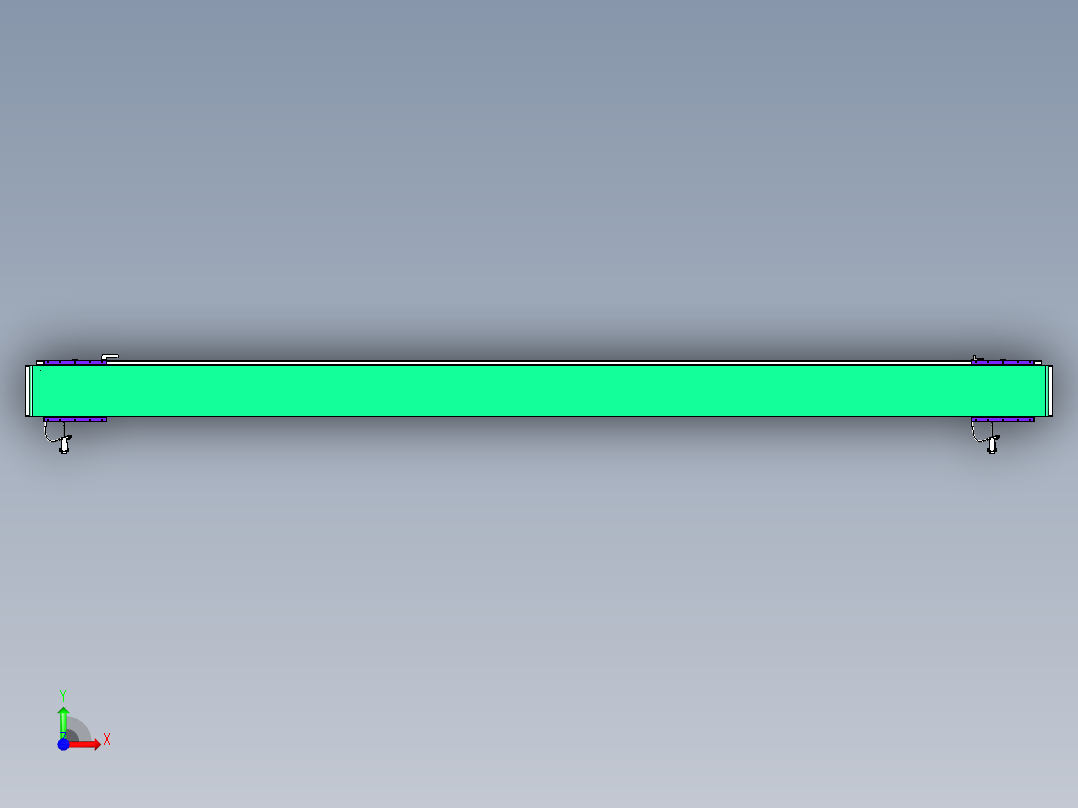 威洛博VL系列直线电机模组-2VL17E3-S2850前视图