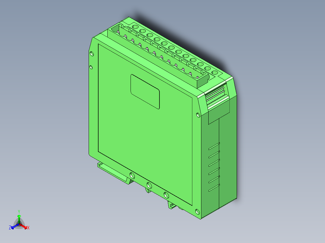 NOVOTECHNIK信号转换器正等轴测图