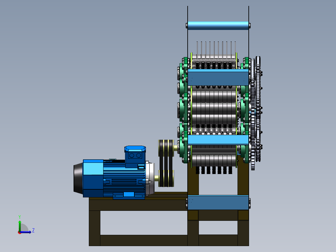 剥叶机剥离器1443111左视图