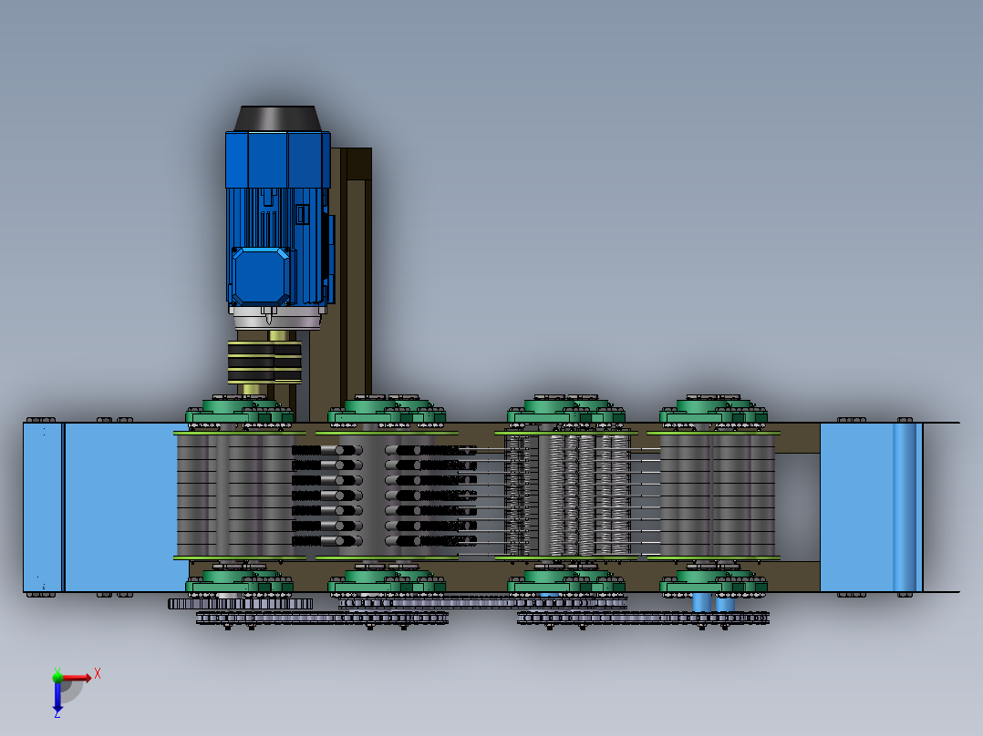 剥叶机剥离器1443111俯视图