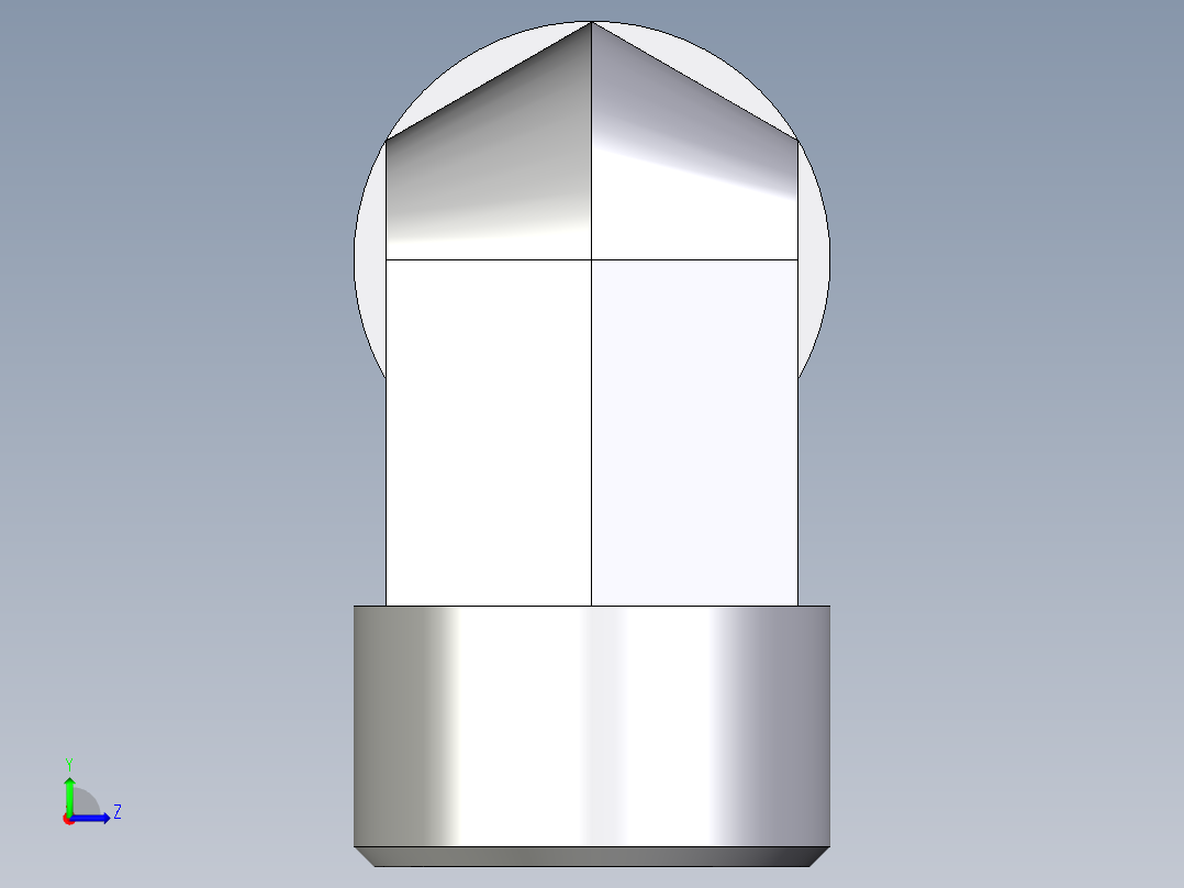 卡套式工业通用硬管接头EO_Union_elbow_W15L71X左视图
