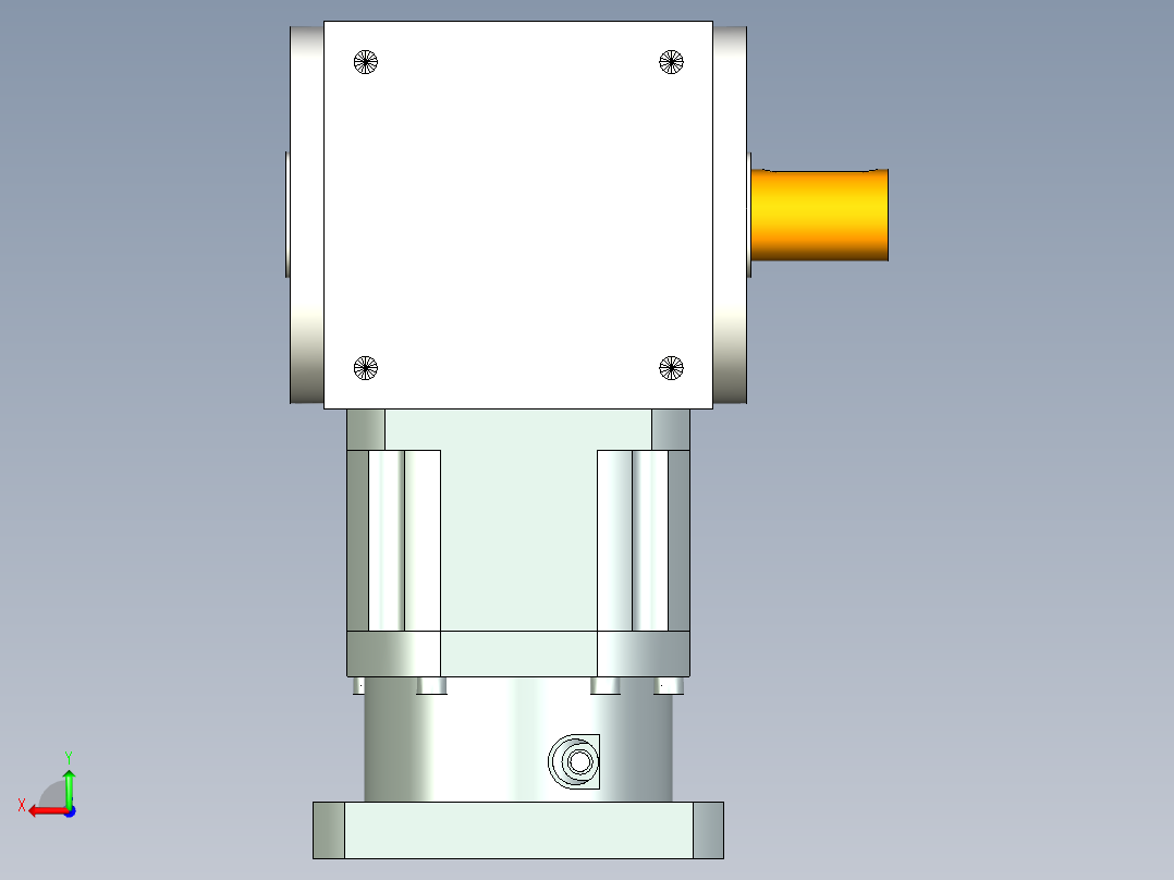 换向器PW170单轴 PLX142-L1 35-114.3-200-M12.stp后视图