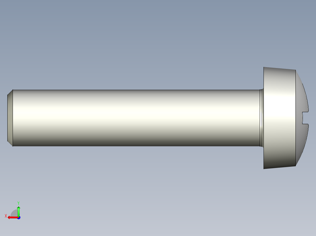 Cross_recessed_head-M10-45-40-8-18-12.stp螺钉-后视图