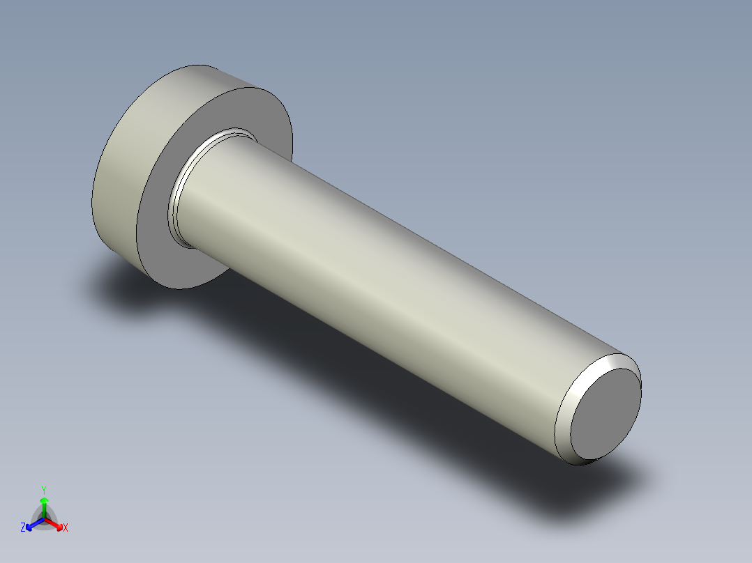 Cross_recessed_head-M10-45-40-8-18-12.stp螺钉-正等轴测图