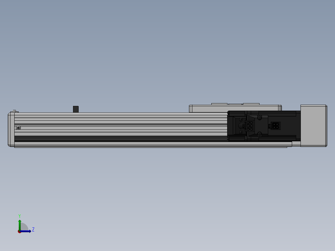 精密模组MY60-T10-200L-BR-P10B-C4-C左视图