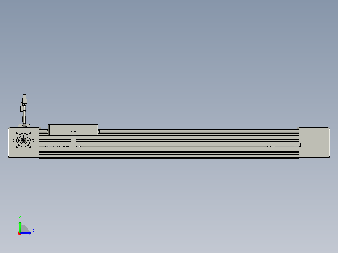 威洛博直线电机模组EB6-L140-S500-R-P40-MS3左视图