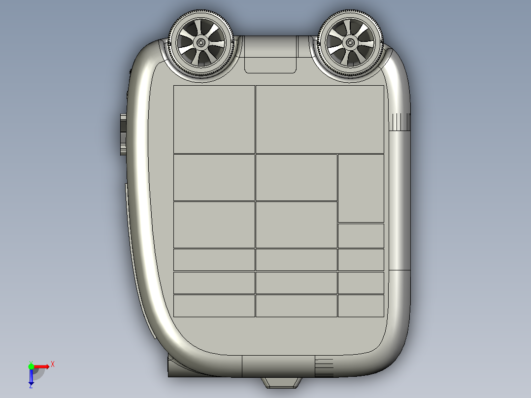 配送车模型1417533===49俯视图
