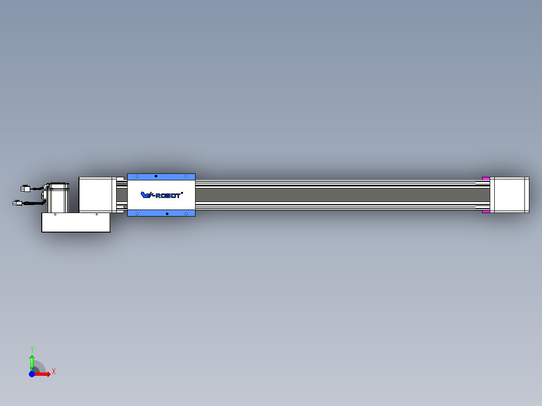 威洛博LB.GB同步带传动--欧规系列GB8-L96-S750-BL-P40前视图