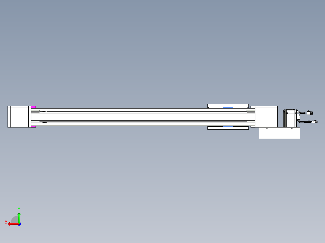 威洛博LB.GB同步带传动--欧规系列GB8-L96-S750-BL-P40后视图