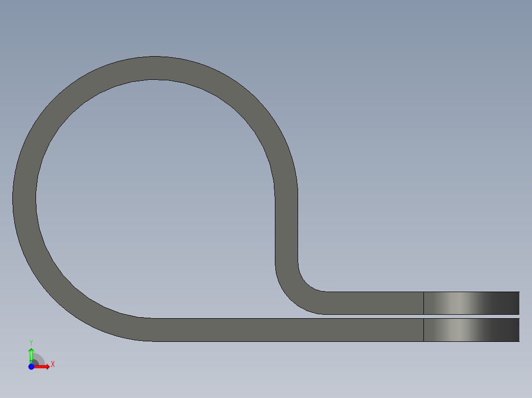 HP 系列 P 夹-H7P-BK前视图