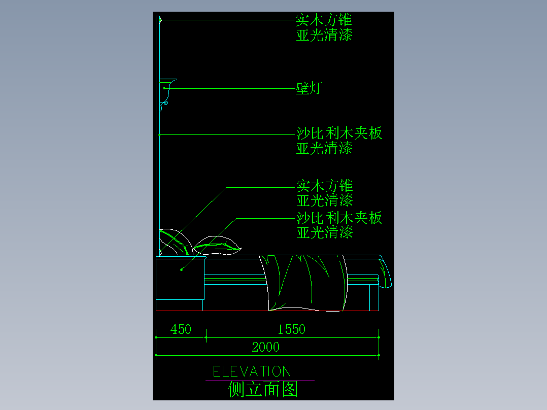 家装类CAD土块(二)--FH01033D