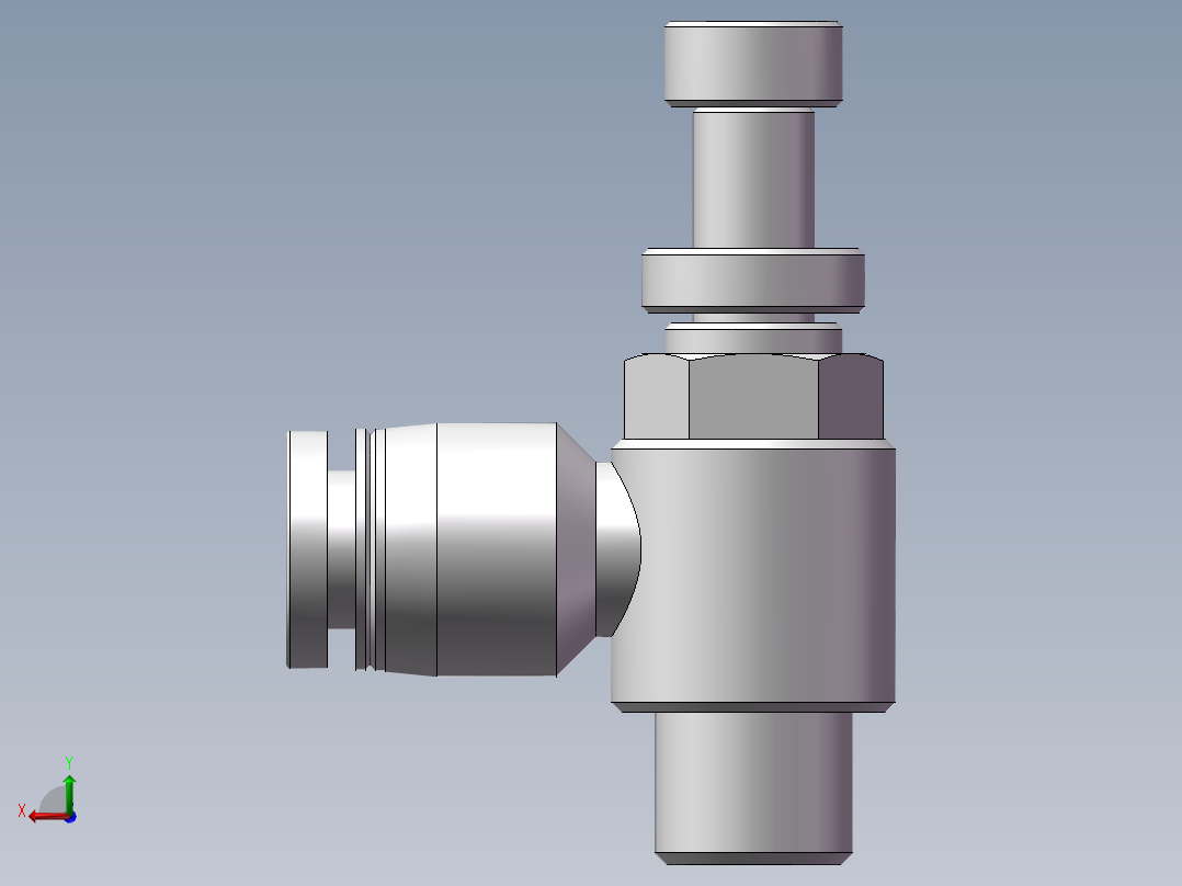 节流阀PSL601A（1分6厘）后视图