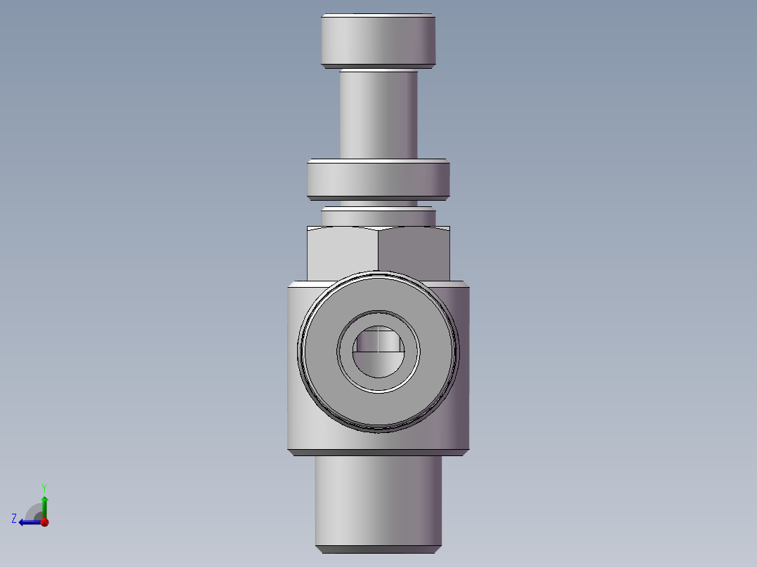 节流阀PSL601A（1分6厘）右视图