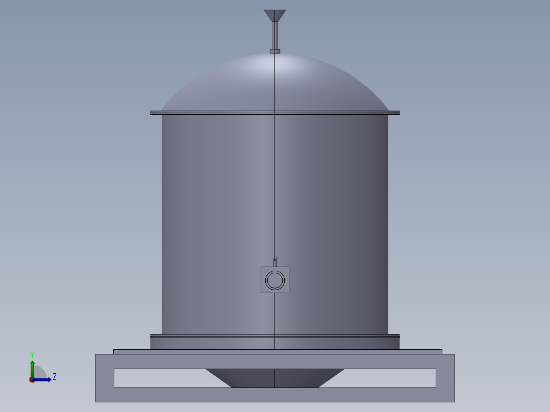 连续式颗粒物料固液分离机含三维二维说明书611122左视图