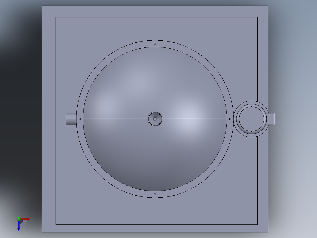 连续式颗粒物料固液分离机含三维二维说明书611122俯视图