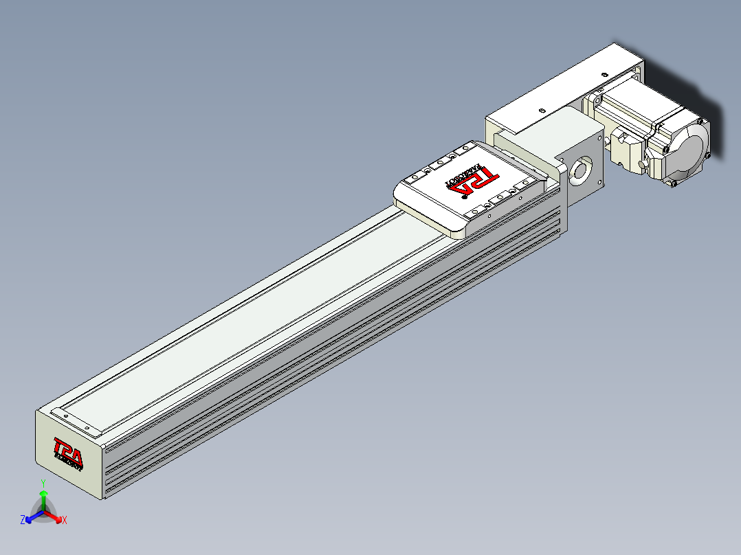 同步带全封闭直线模组TPA-HCB-85D-90-L400-MR-Y-P20-N3