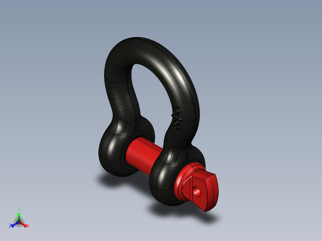 紧固件-STEP 0.6250 D-Ring Shackle