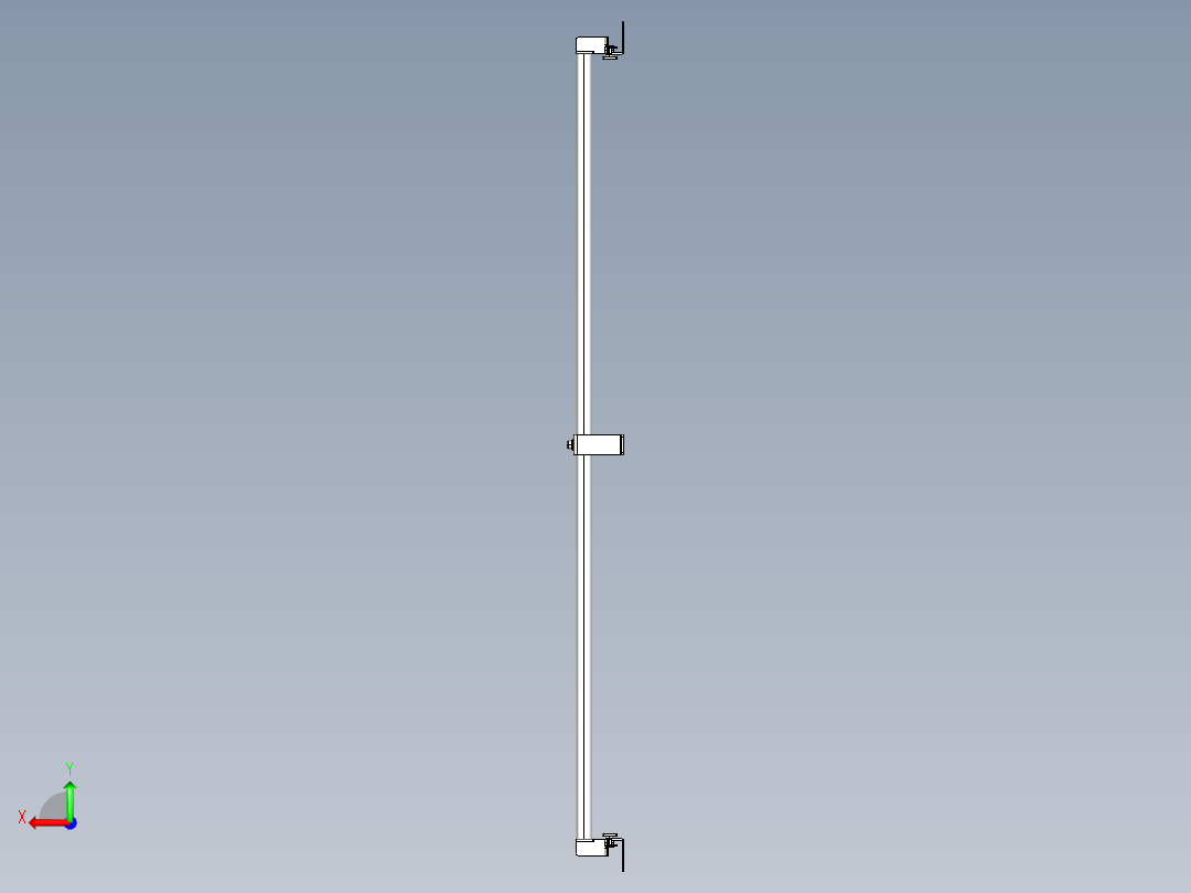 基恩士SL-JB95_side-mount_kc图纸模型后视图