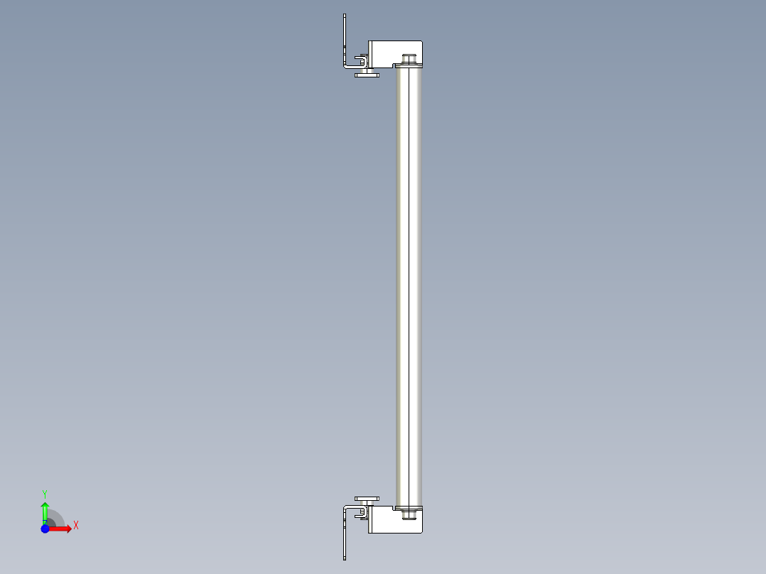 基恩士SL-JB31_side-mount_kc图纸模型前视图