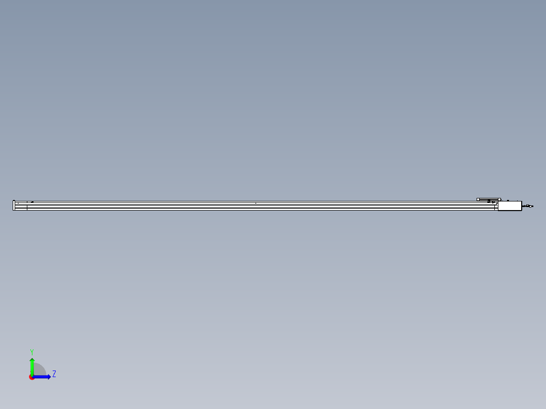 威洛博LB.GB同步带传动--欧规系列LB6A-L65-S3100-BR左视图