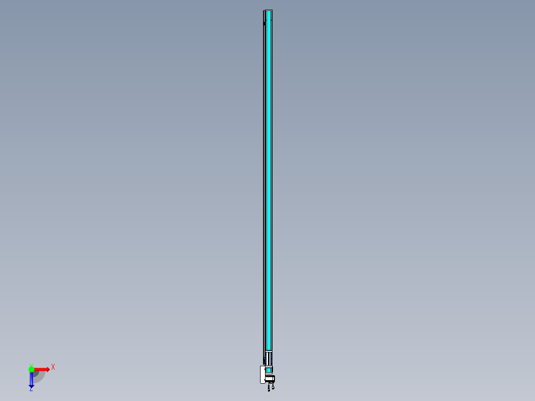 威洛博LB.GB同步带传动--欧规系列LB6A-L65-S3100-BR俯视图