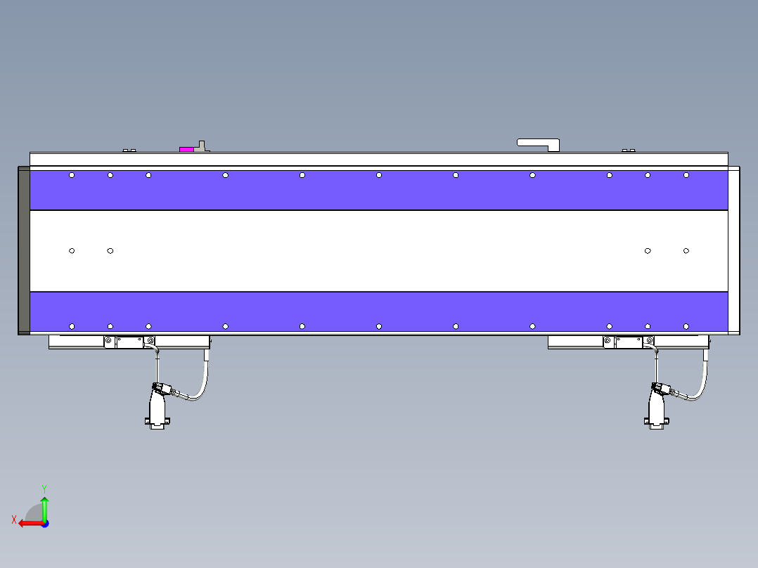 威洛博VL系列直线电机模组-2VL22H3-S400后视图