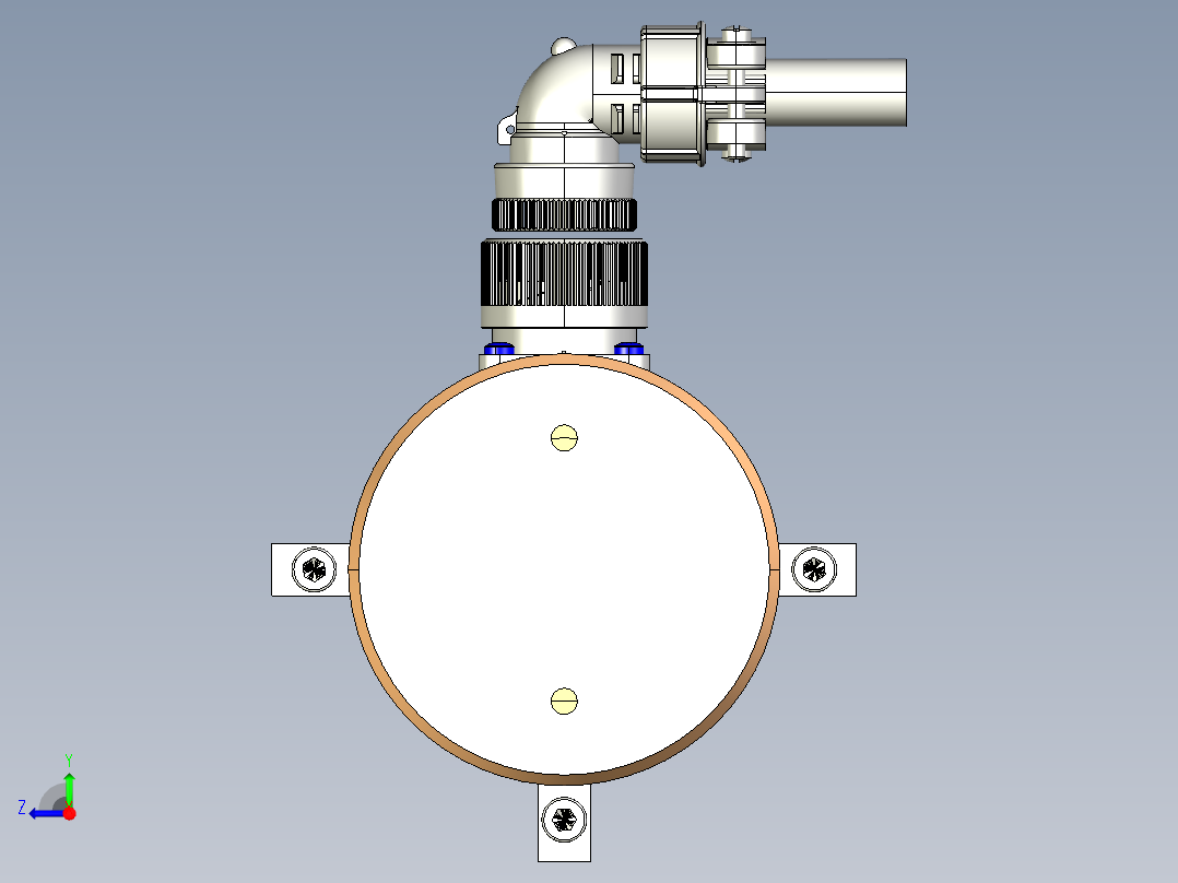 NOVOTECHNIK角度位移传感器IPS-6000 系列右视图