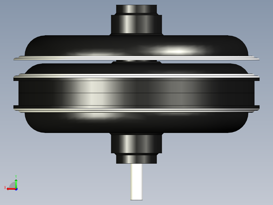 感应轮毂电机--STP后视图