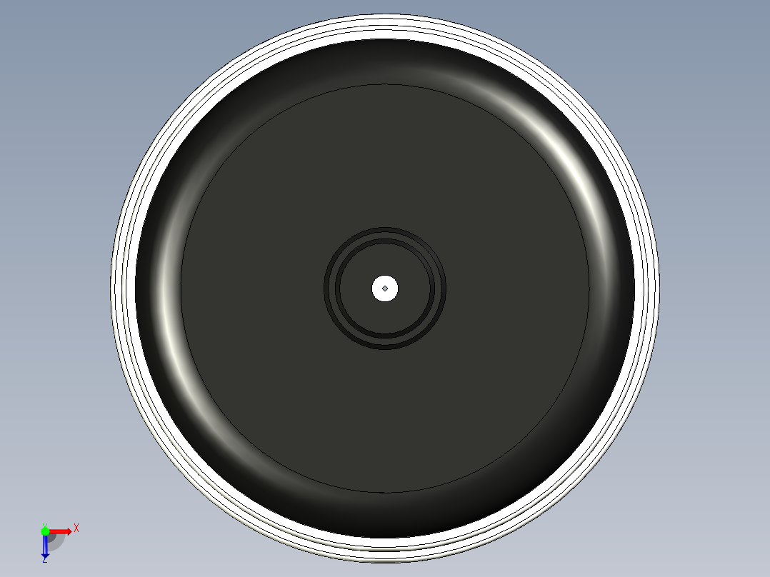 感应轮毂电机--STP俯视图