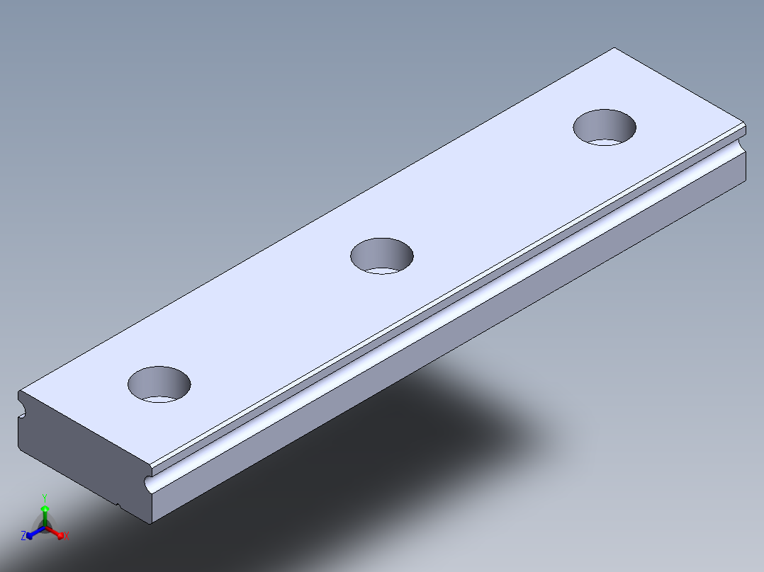 上银直线滑轨-MGW9C正等轴测图