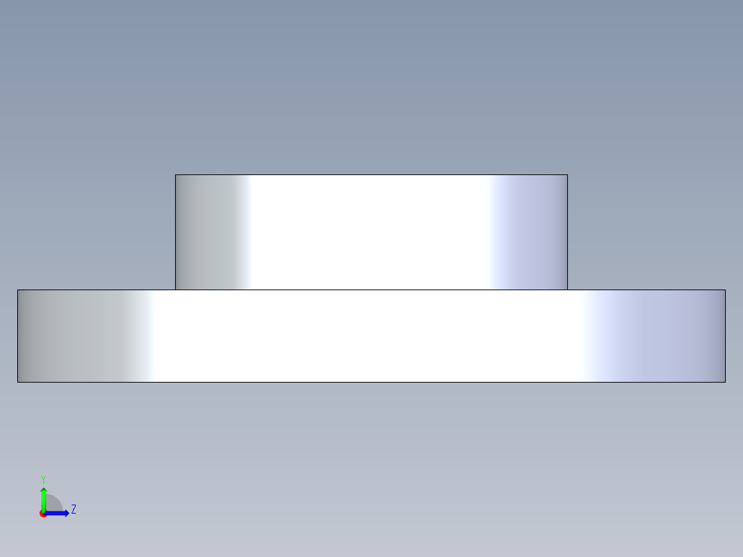 CPVC管件23-Sch80_Flange One-Piece_SOC_9851-030_3in左视图