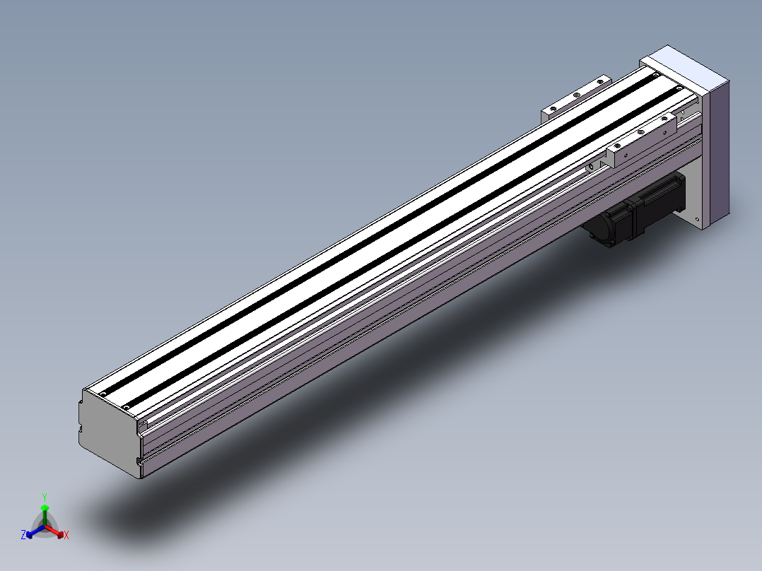 精密模组MY80S-T10-550L-P10B-BM-C4正等轴测图