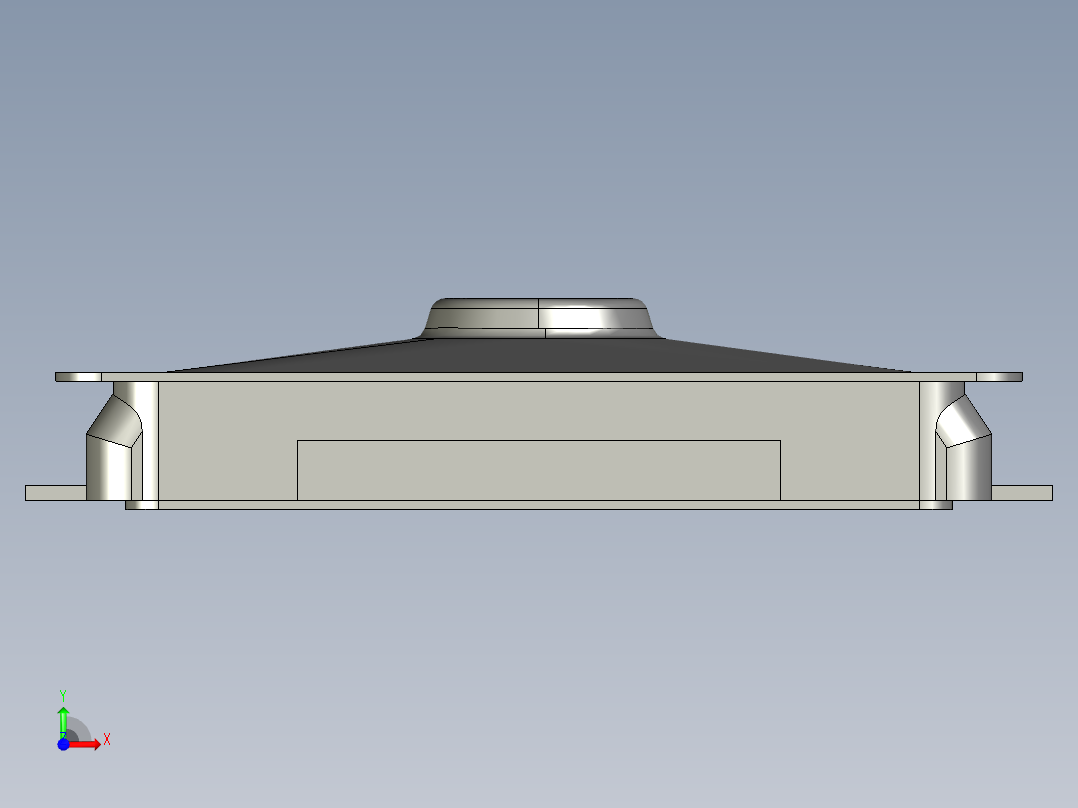 13.0㎜ x 2.6㎜两路操纵SMD轻触开关前视图