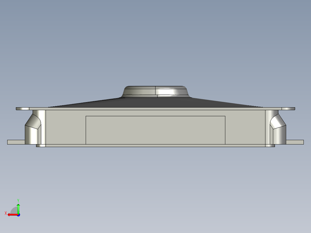 13.0㎜ x 2.6㎜两路操纵SMD轻触开关后视图