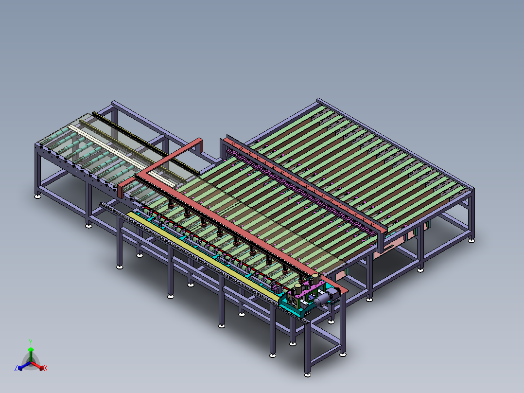 大理石磨边沾边流水线sw16可编辑