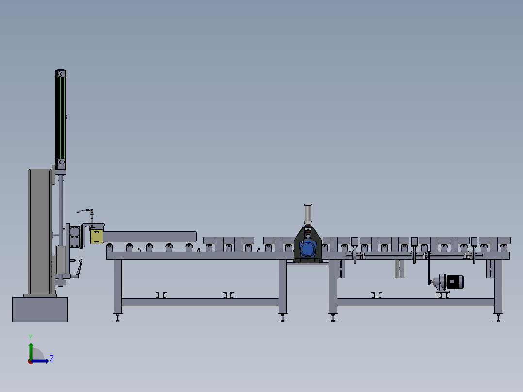 挤塑板生产用造型机sw18左视图