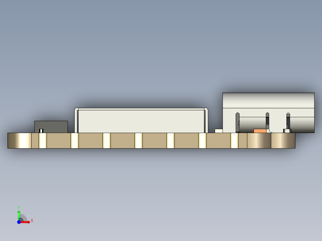 Nrf52840开发板前视图