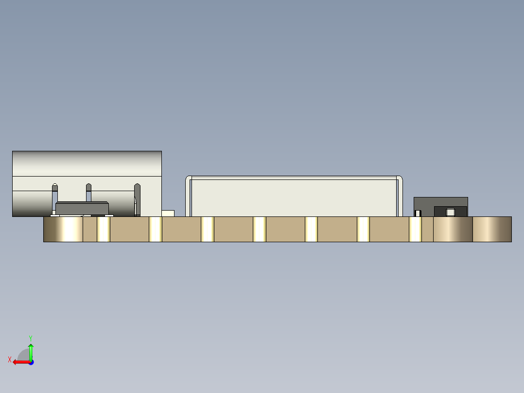 Nrf52840开发板后视图