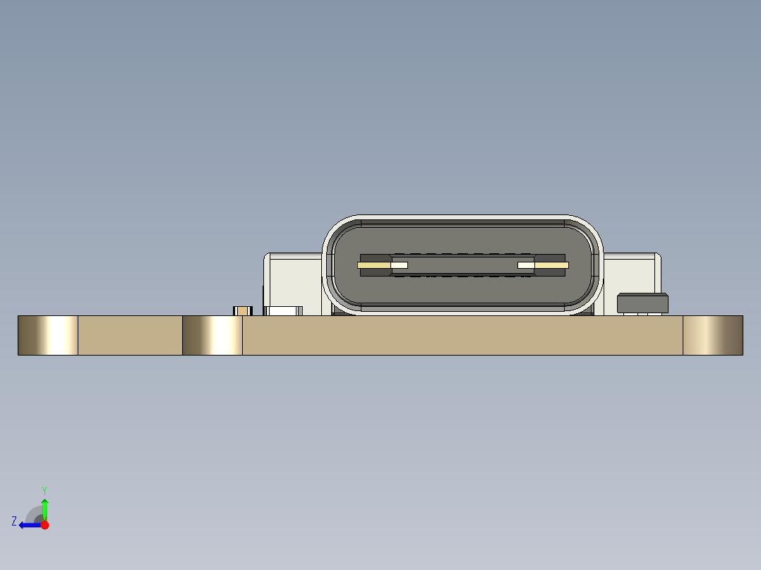 Nrf52840开发板右视图