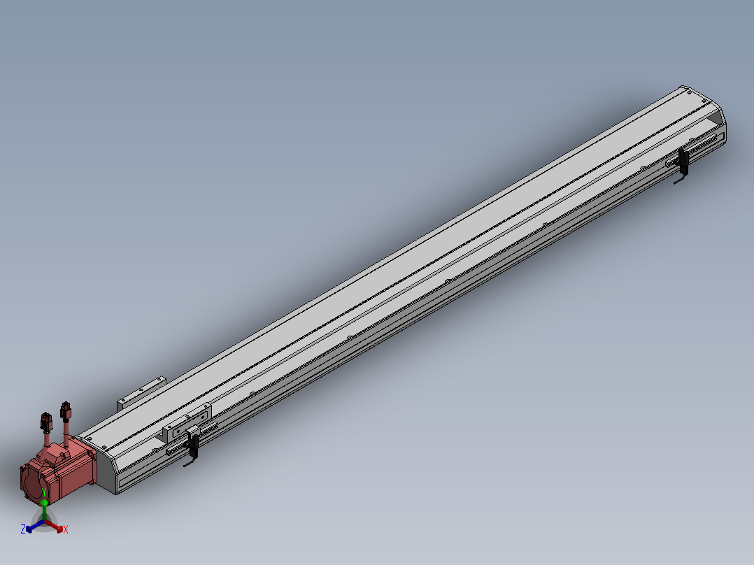 精密模组MY100-T10-1000L-BC-P20B-C4-C正等轴测图