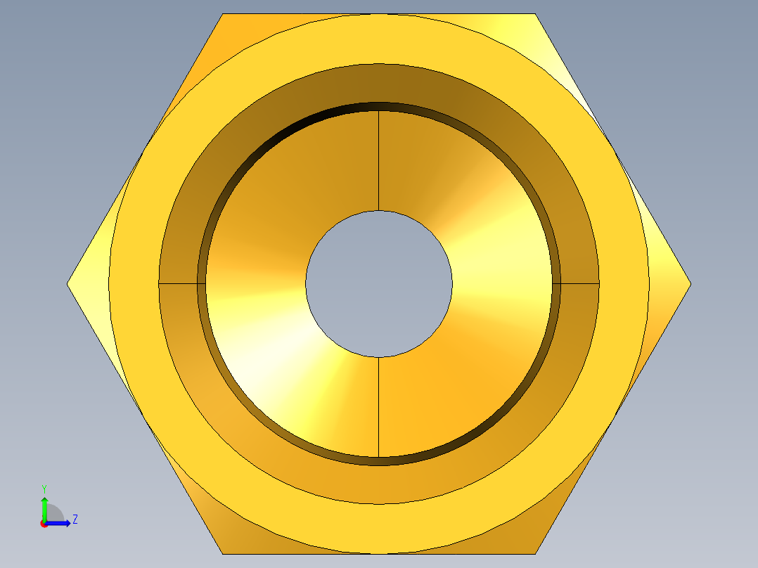 工业通用螺蚊管倒齿式工业硬管接头Female Connector 26-6-4左视图