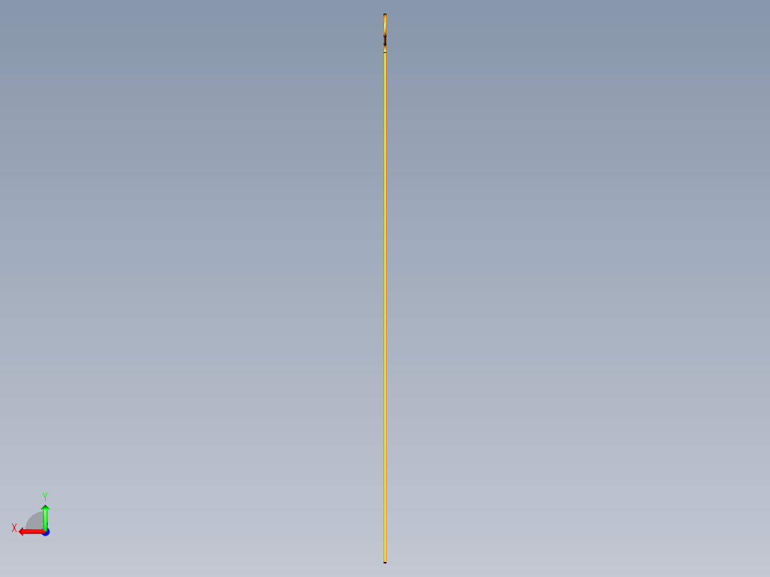 UG吊车模型后视图